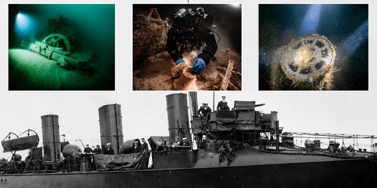 Royal Navy warship shipwrecked over 100 years ago found in the Channel as new legislation issued to protest historic discoveries