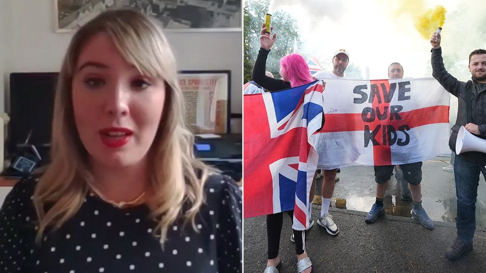 Holly Whitbread, Epping protesters