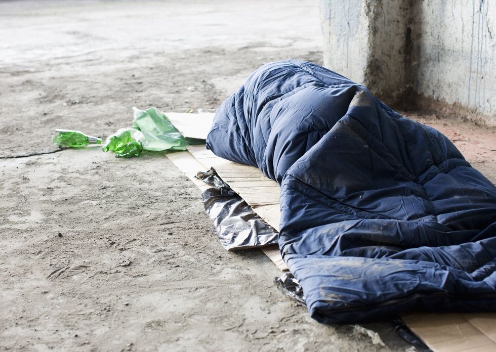 Homeless rough sleeper