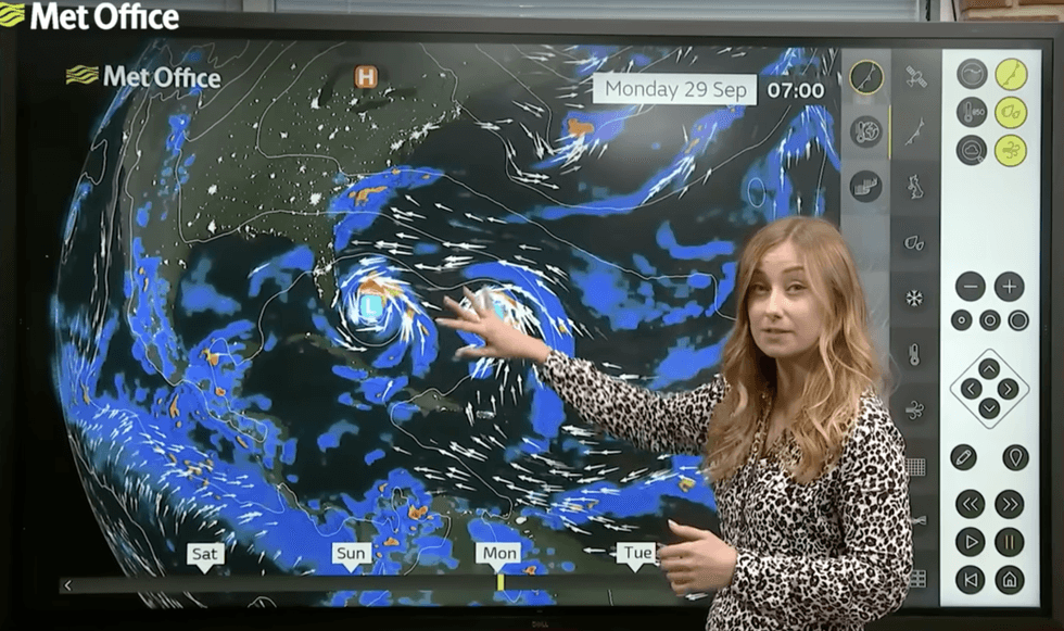 Honor Criswick describes two potential hurricanes may affect the UK weather