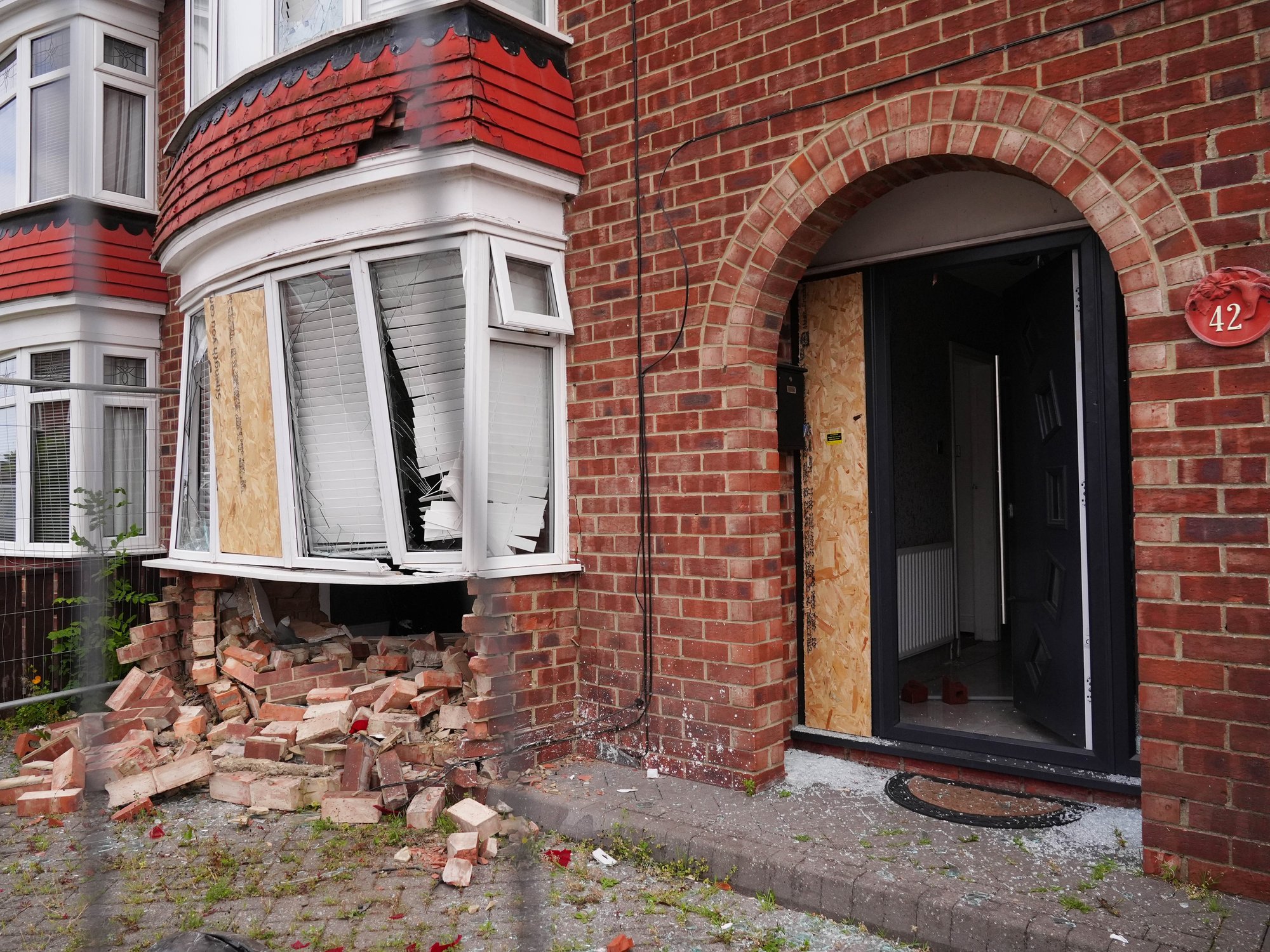 House rammed by car in Middlesbrough