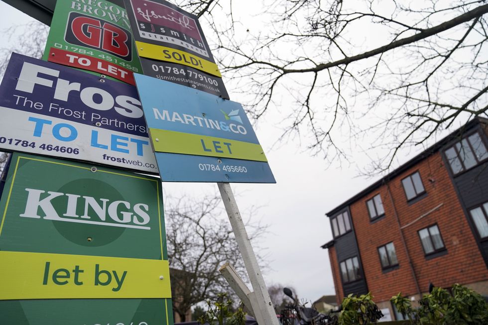 Houses for sale signs