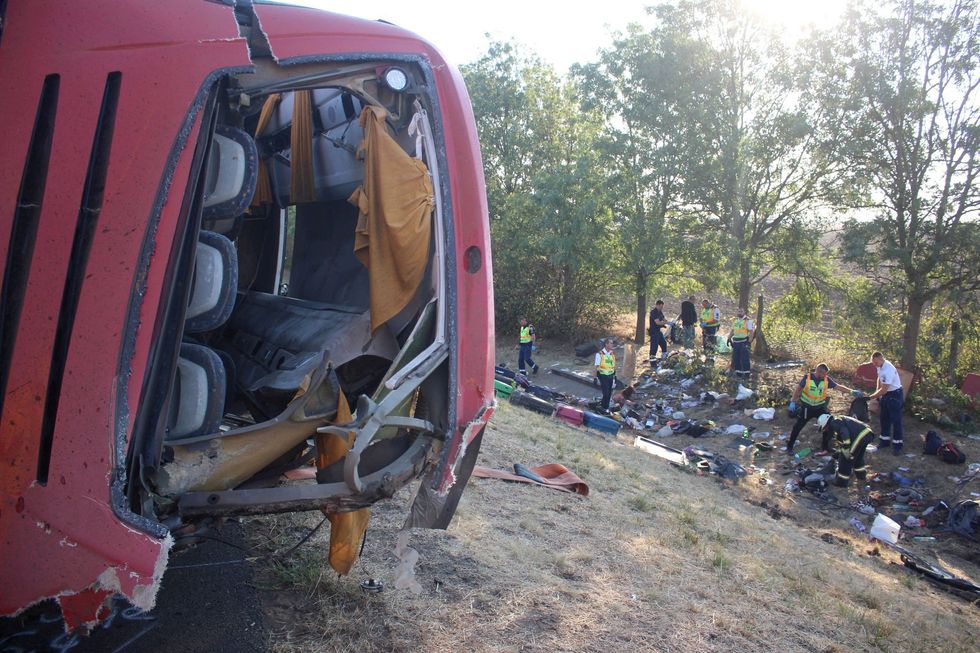 Hungary Bus Crash