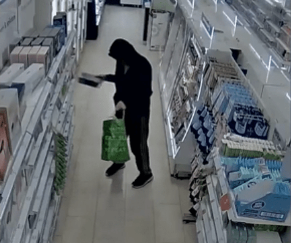 Hutchinson would steal razors and other valuable products