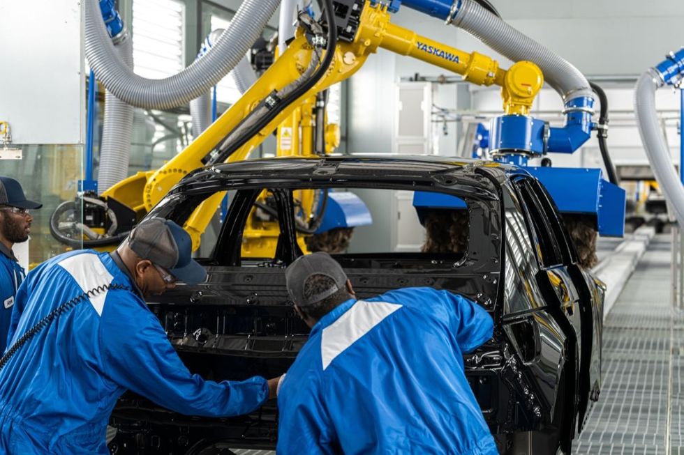 Hyundai electric vehicle manufacturing