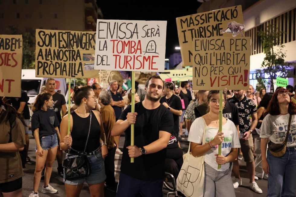 Ibiza protest