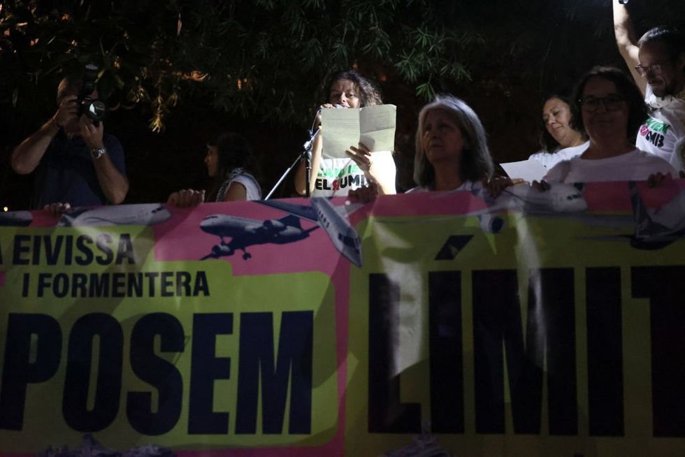 Ibiza protest