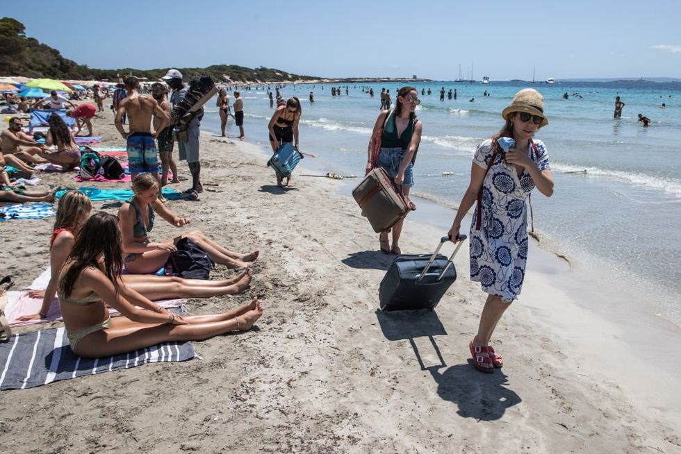 Ibiza tourists