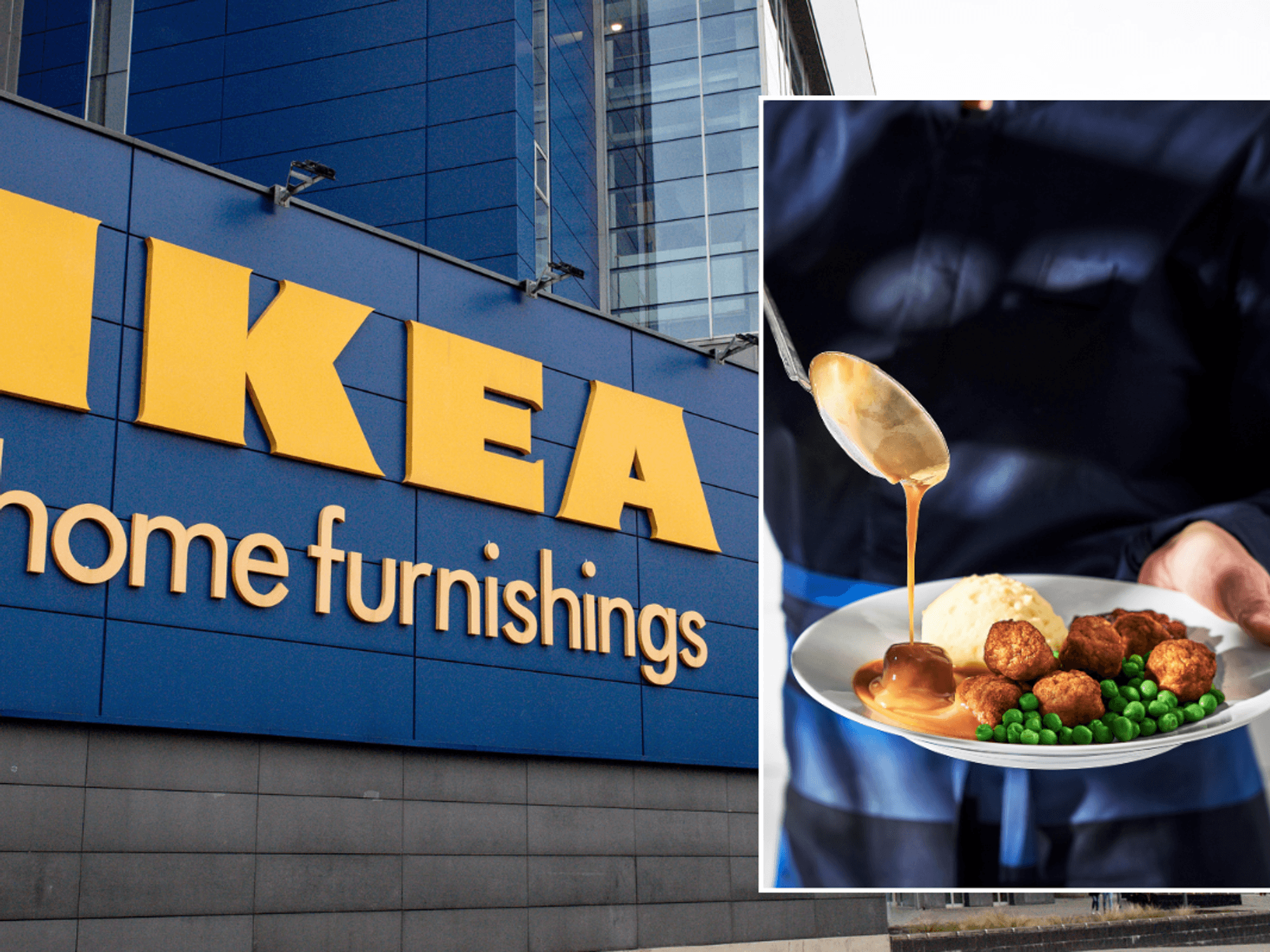 IKEA store / IKEA meatballs and mash