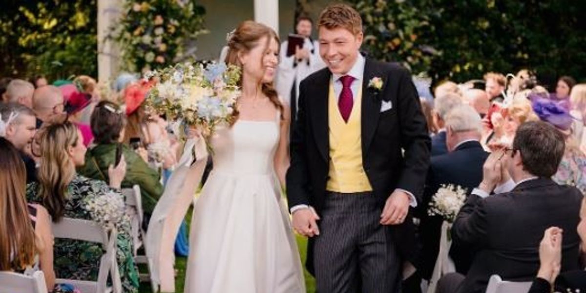 PICTURES: Patrick Christys gives us a sneak peek of his beautiful wedding to Emily Carver