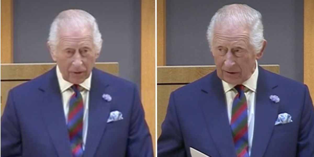 King Charles left in stitches after joke catches him off guard ahead of major speech