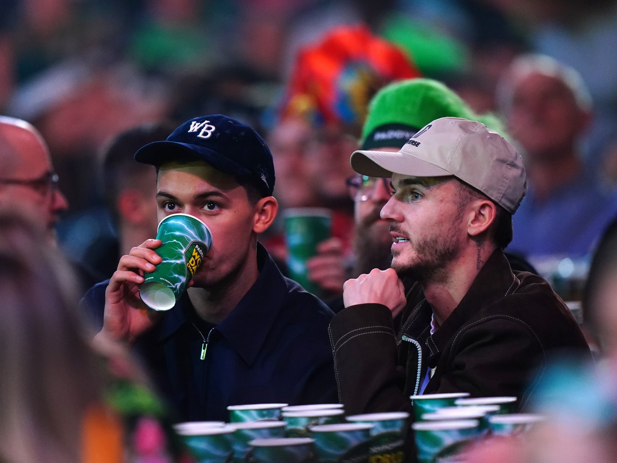 Tottenham duo roasted by fans after watching World Darts Championship just hours after Wolves draw