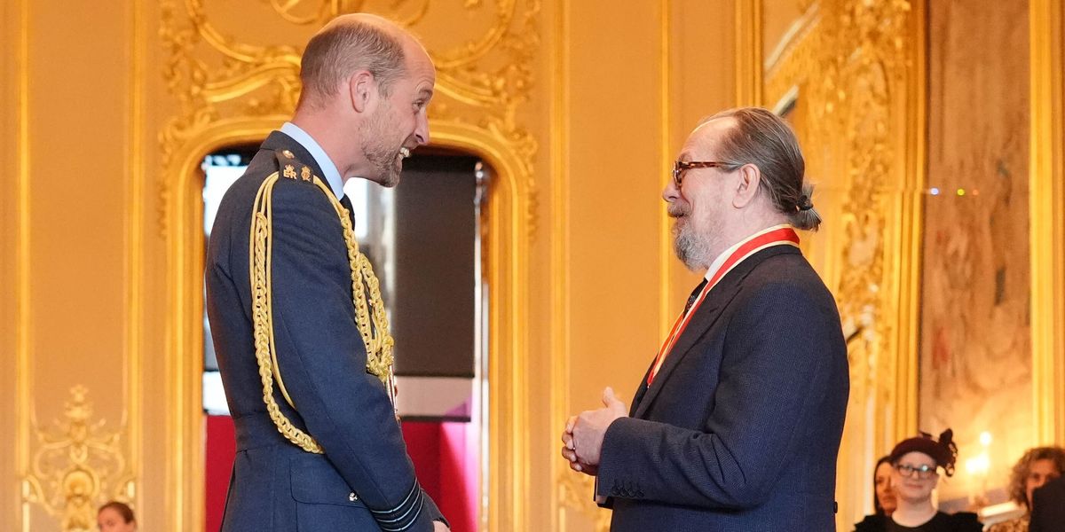 Prince William bestows knighthood on Sir Gary Oldman at Windsor Castle