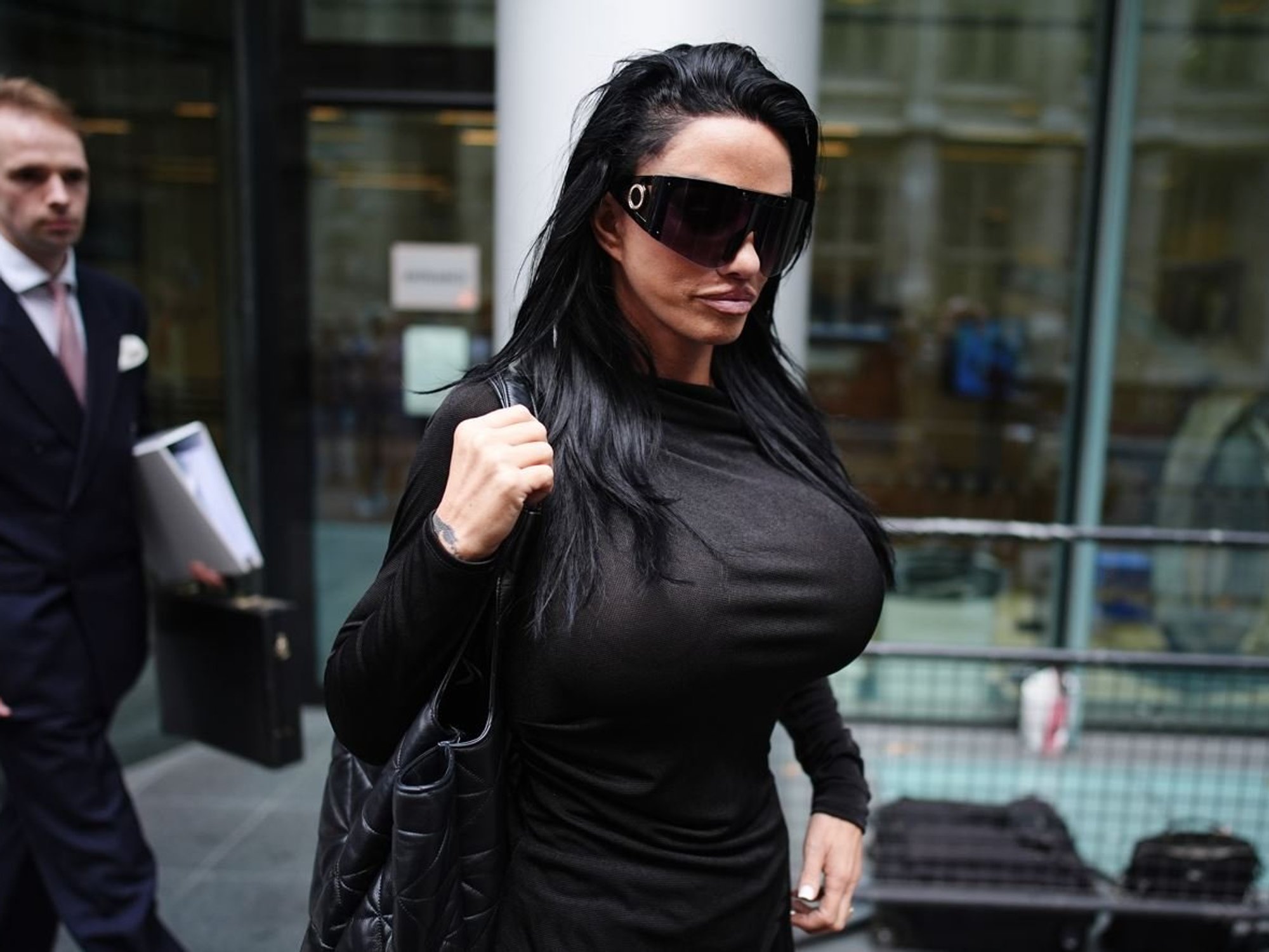 Katie Price names British celebrity she claims raped her during live show as attendees left in shock