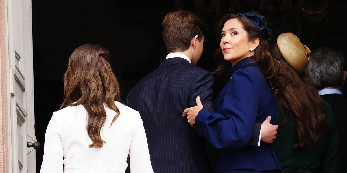 Grieving Queen Mary marks important milestone for her twins just days after her father's death
