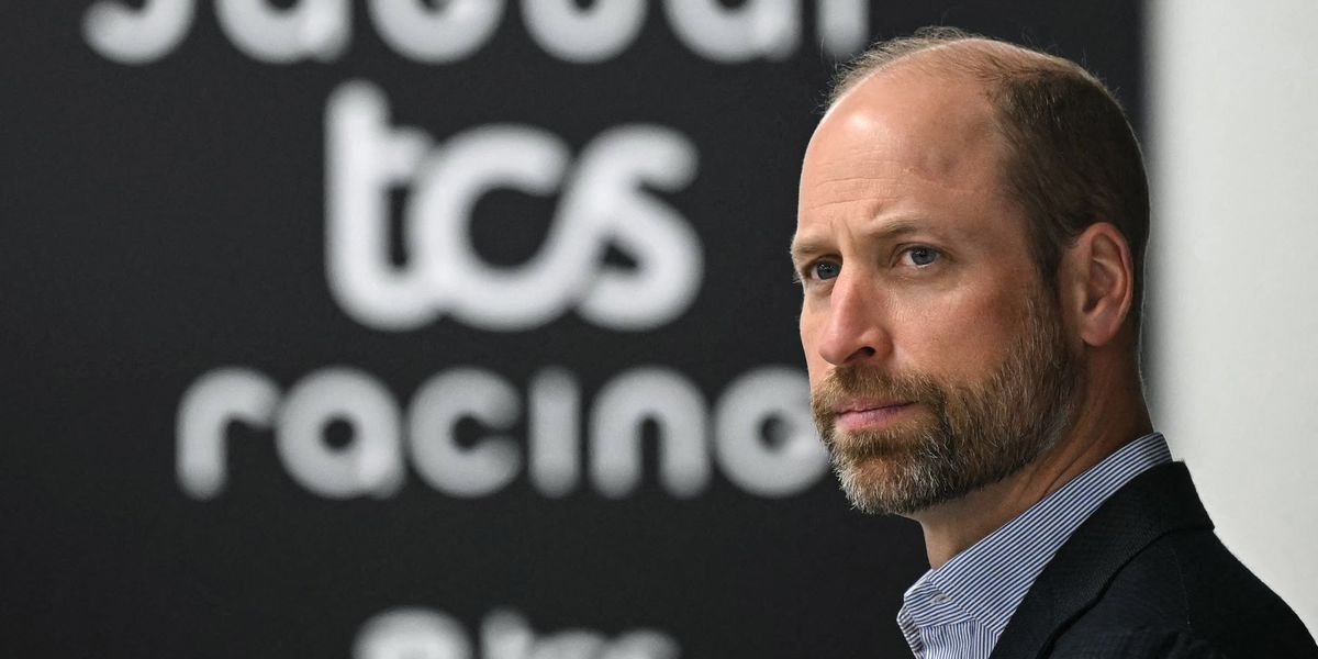 Prince William jokes about AI replacing humans in motorsport