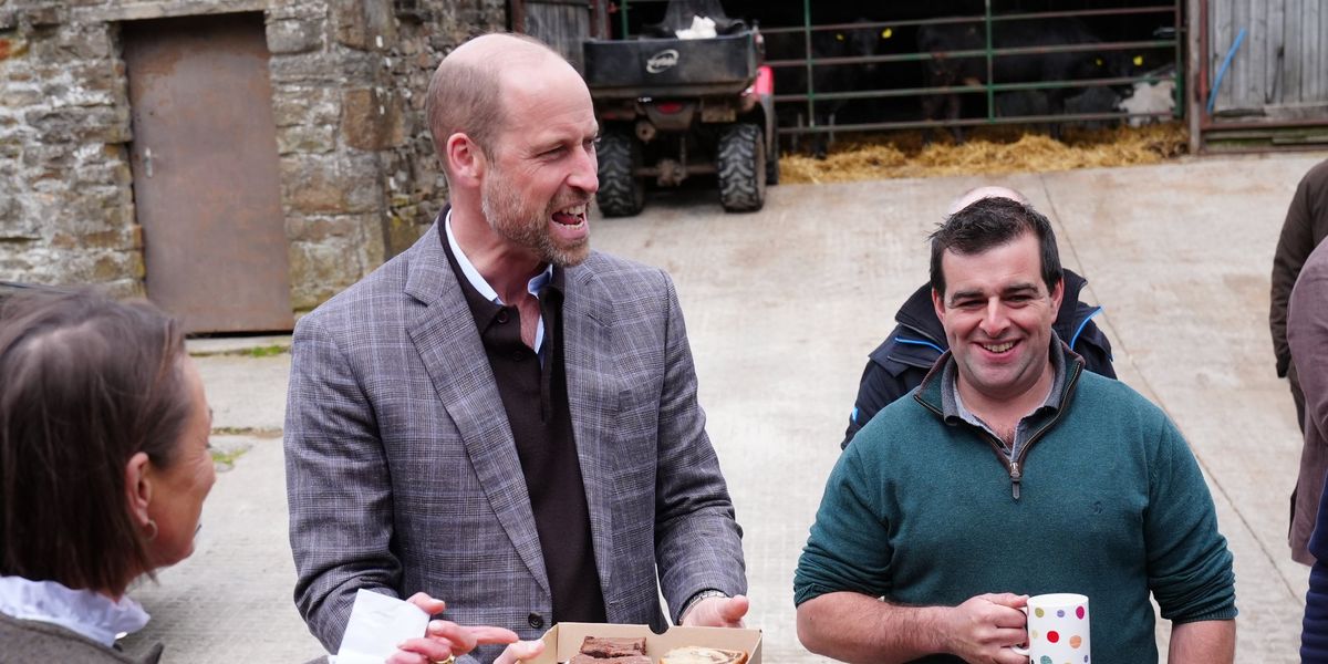 Prince William travels to Yorkshire to meet with young farmers as pressure builds on industry