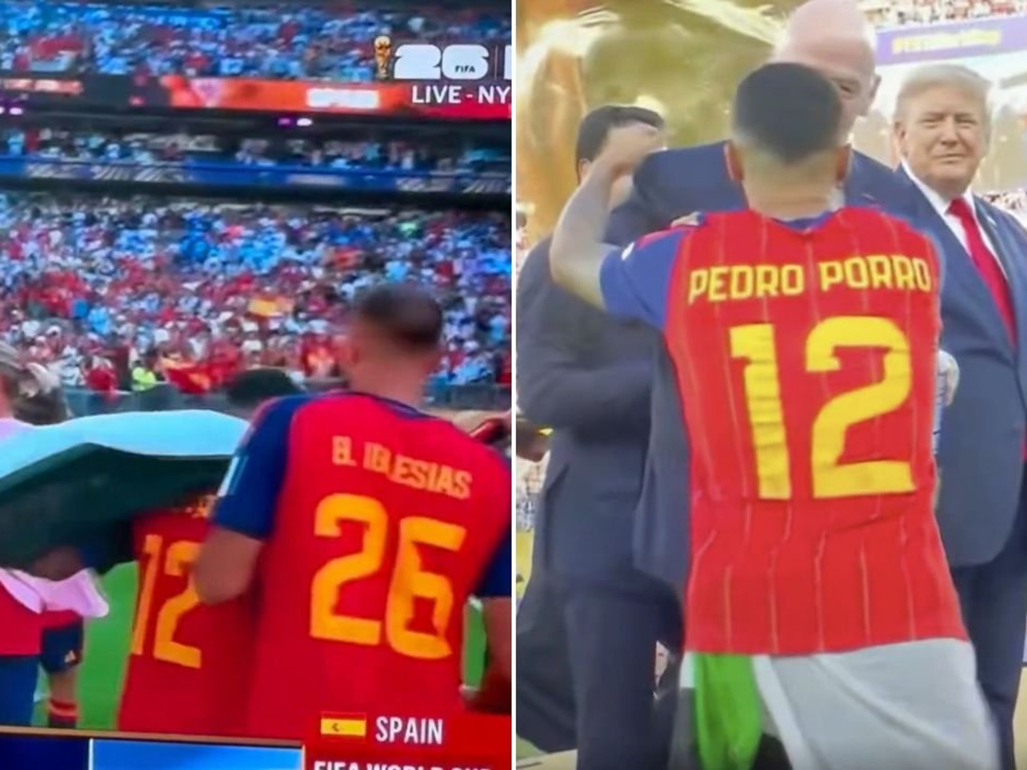 Did Pedro Porro parade a Palestine flag during Spain's World Cup celebrations? Truth uncovered