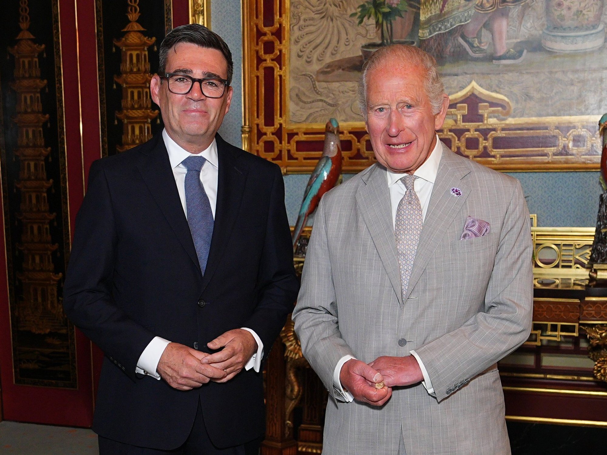 Andy Burnham formally appointed as Prime Minister by King Charles at Buckingham Palace