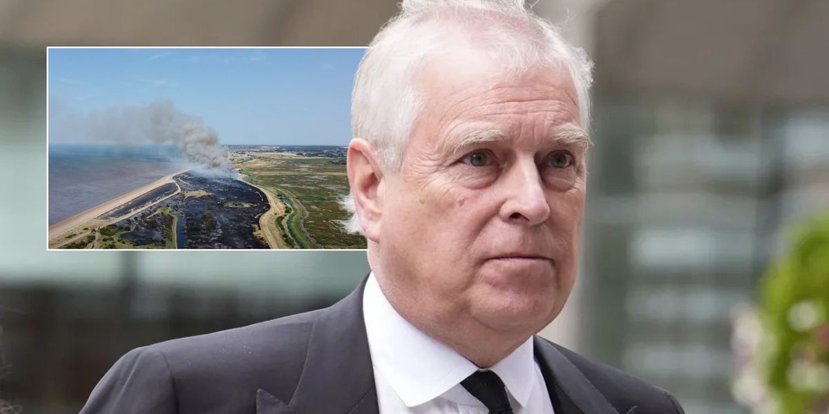 Andrew Mountbatten-Windsor's home faces 'extremely high wildfire risk'
