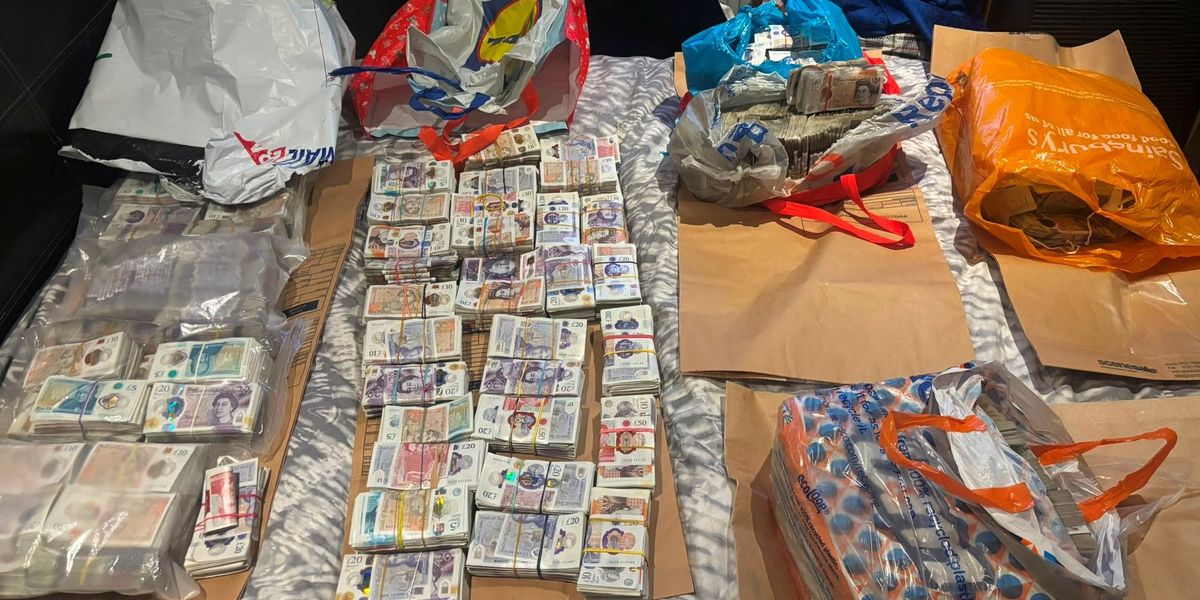 Met Police uncover £4m stashed in plastic bags in one of London's 'largest ever' cash seizures