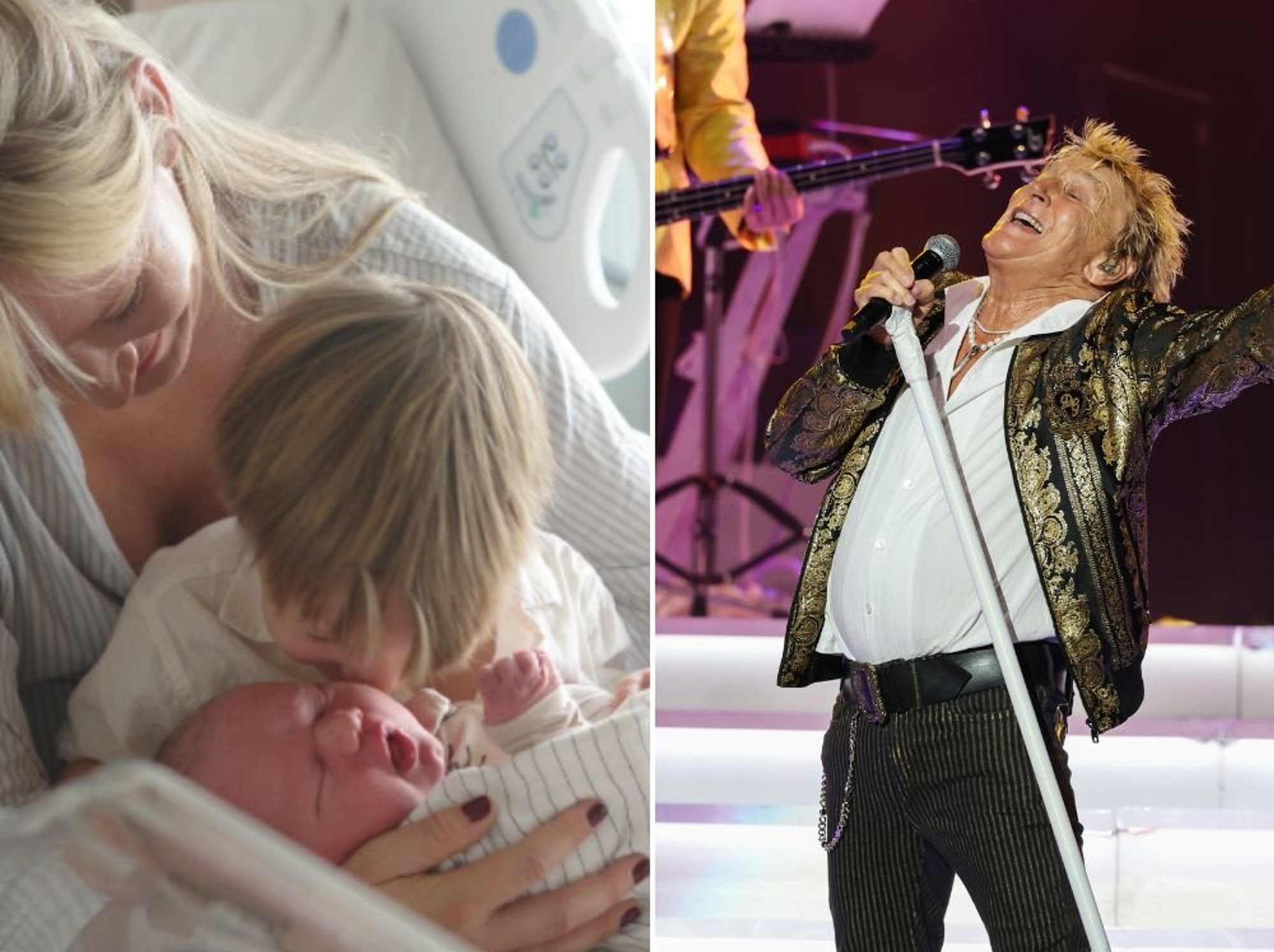 Rod Stewart welcomes new addition after birth of sixth grandchild as daughter Ruby beams 'Greates...