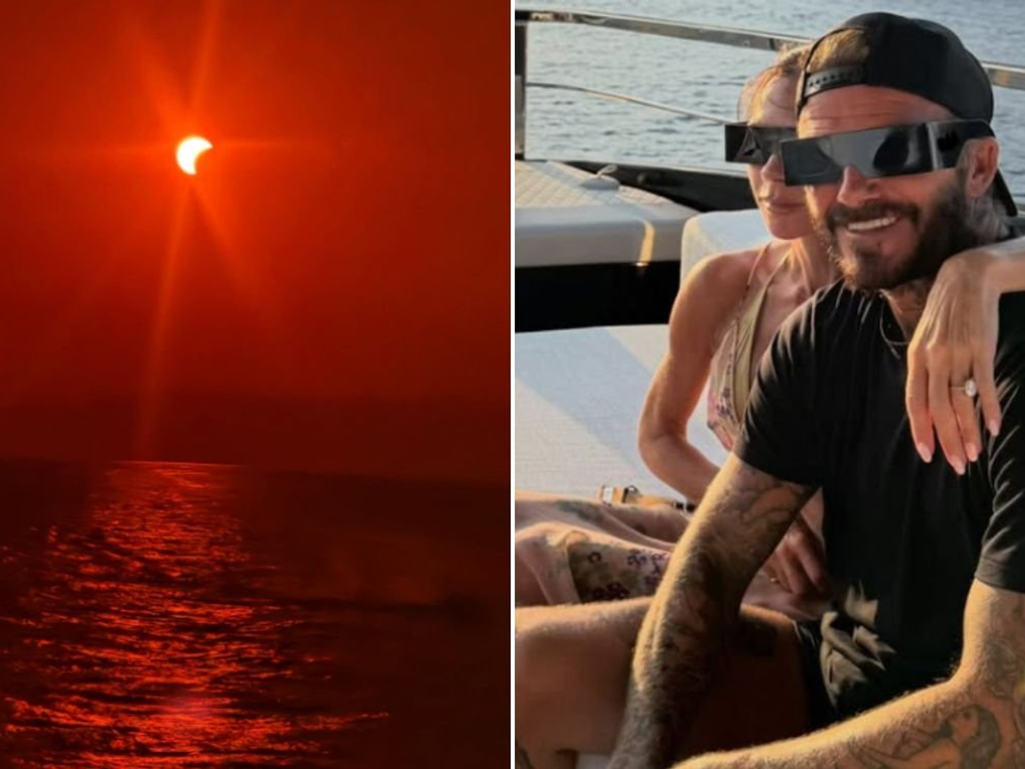 David and Victoria Beckham prompt warnings as their eclipse 'manifesting' leaves fans concerned