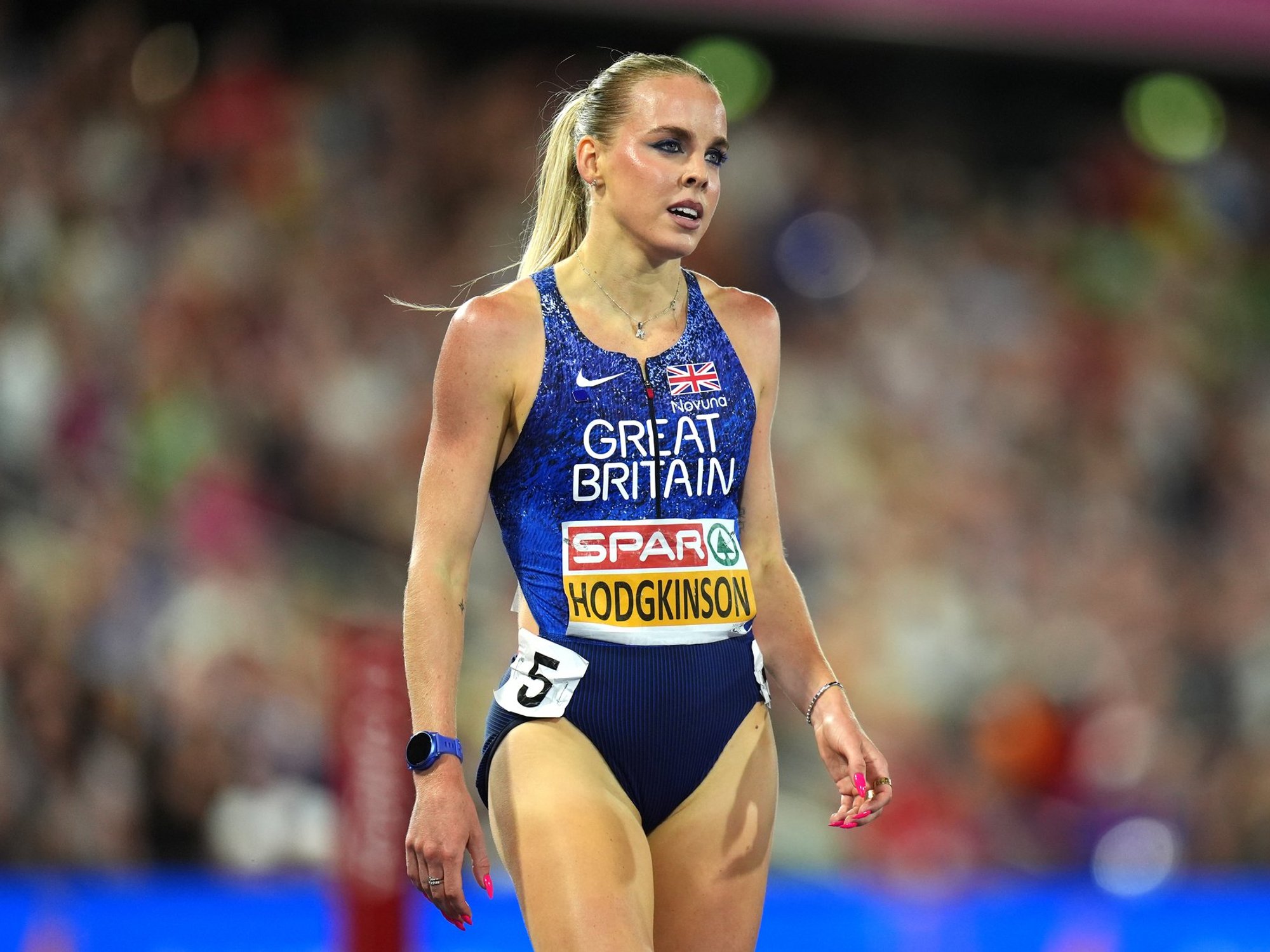 Keely Hodgkinson makes feelings clear after missing out on 800m gold at European Athletics Championship