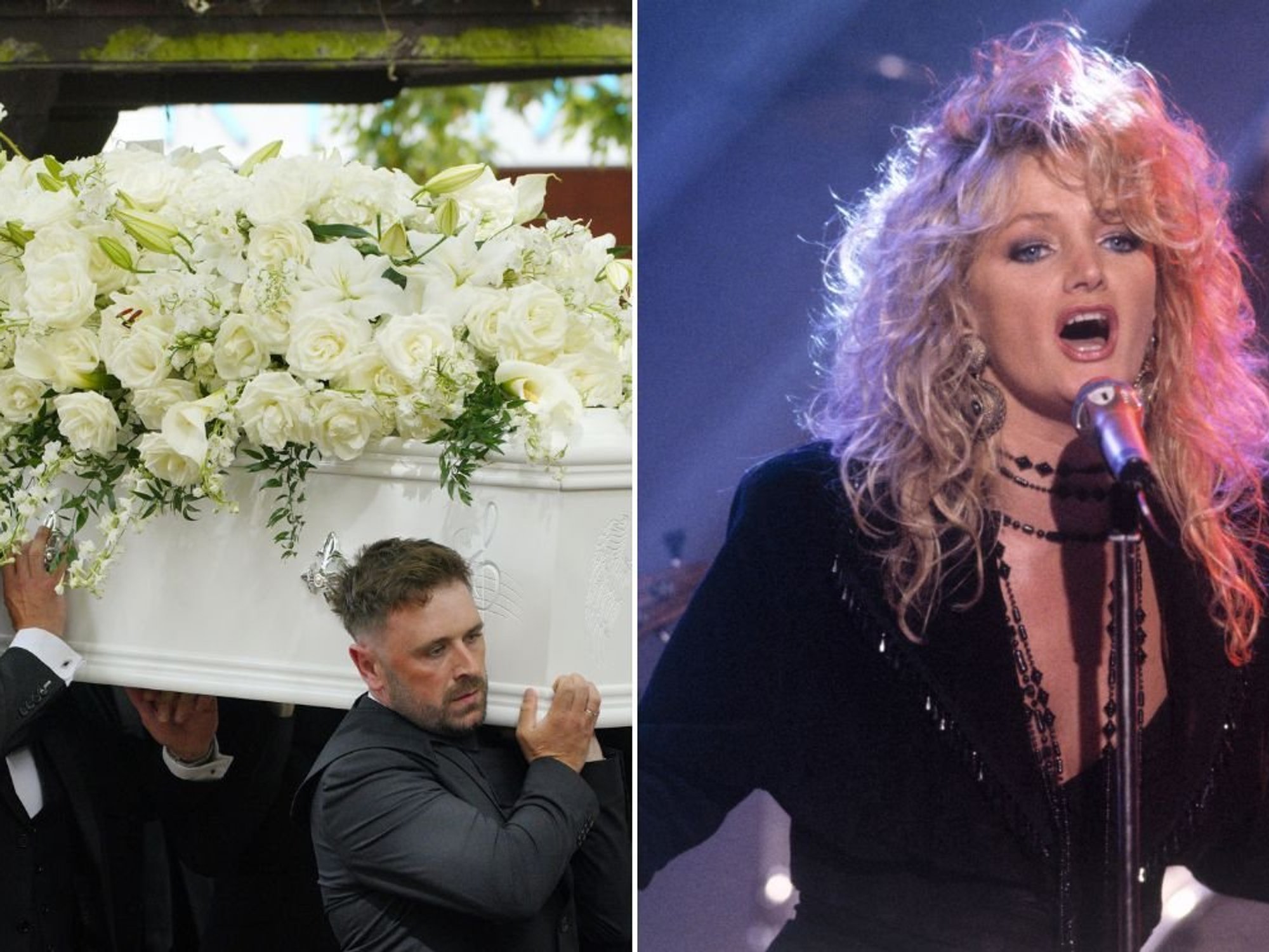 Fans and famous faces descend on Swansea to bid farewell to Bonnie Tyler at singer's funeral