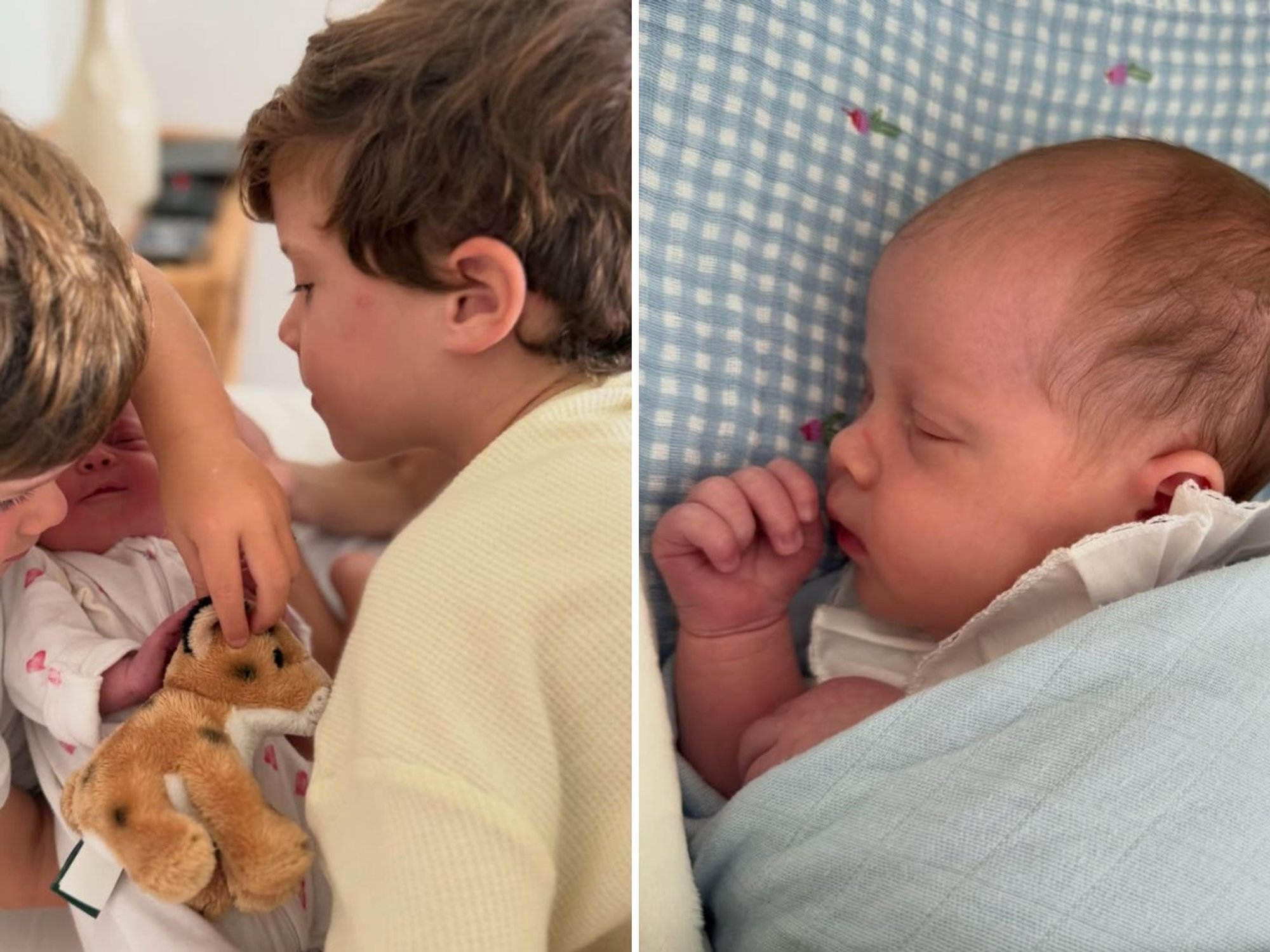 Princess Eugenie releases adorable photo of August and Ernest meeting newborn Adelaide