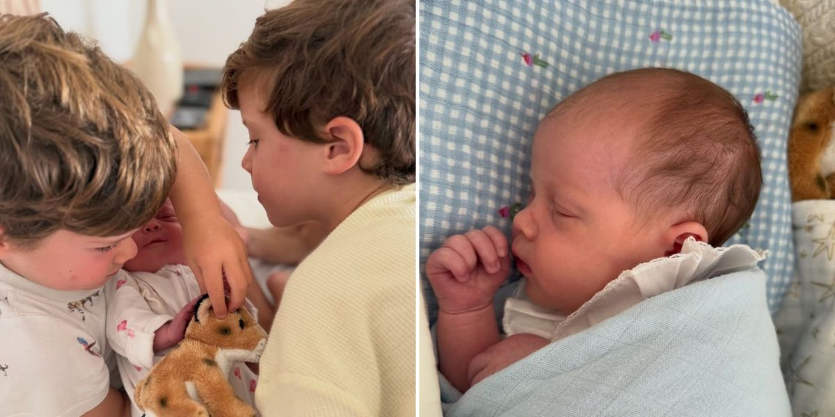 Princess Eugenie releases adorable photo of August and Ernest meeting newborn Adelaide