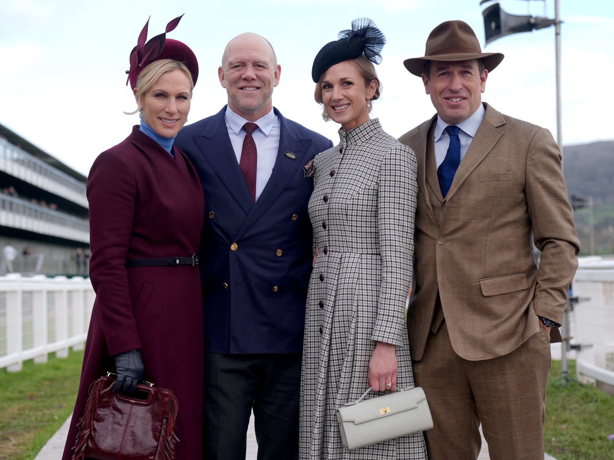 Zara and Mike Tindall and Peter and Harriet Phillips arrive at Balmoral for summer break