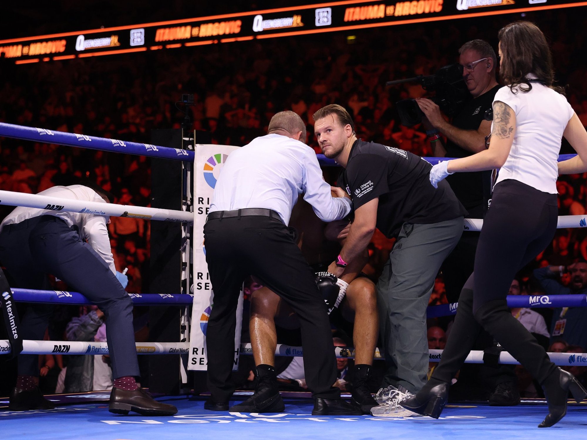 Moses Itauma health update after boxer rushed to hospital following Filip Hrgovic defeat