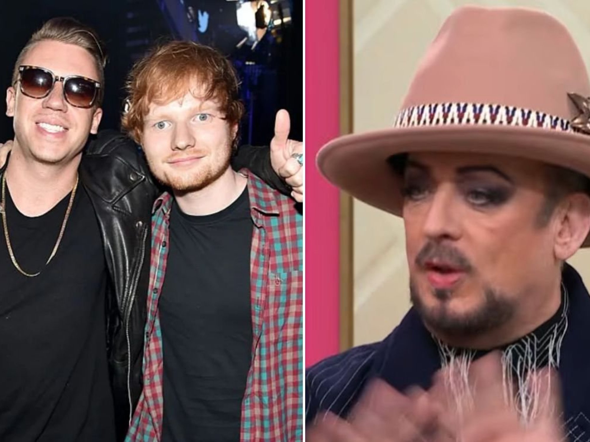 Boy George blasts Macklemore as he defends Ed Sheeran amid backlash to tour saga: 'Turned conflic...