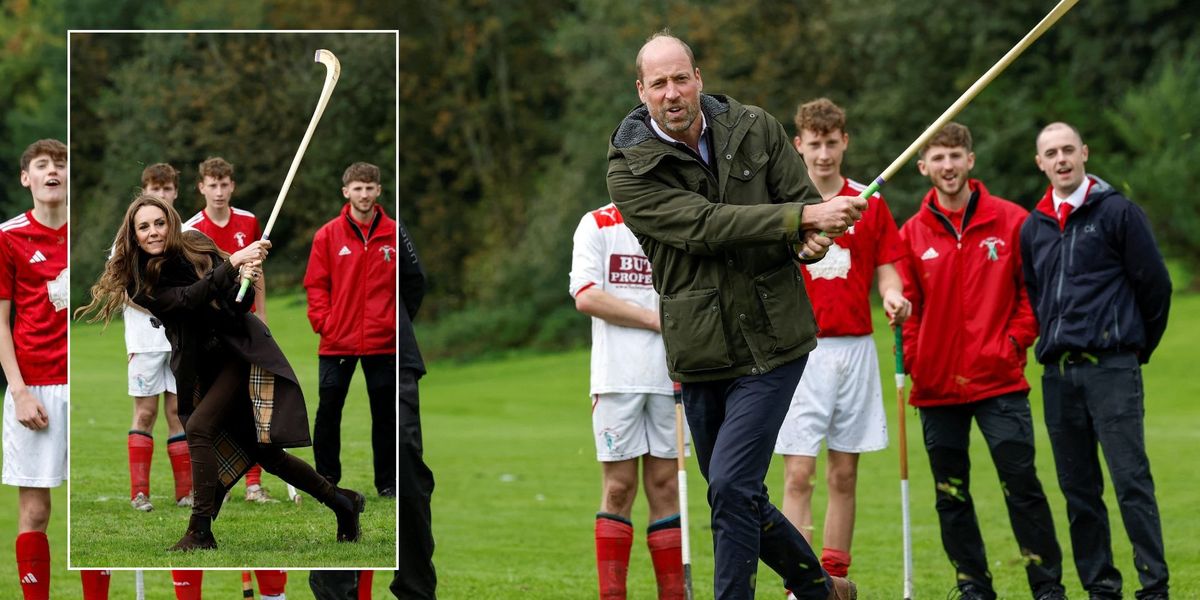 Prince and Princess of Wales take aim as they pick up new sport during Scotland trip