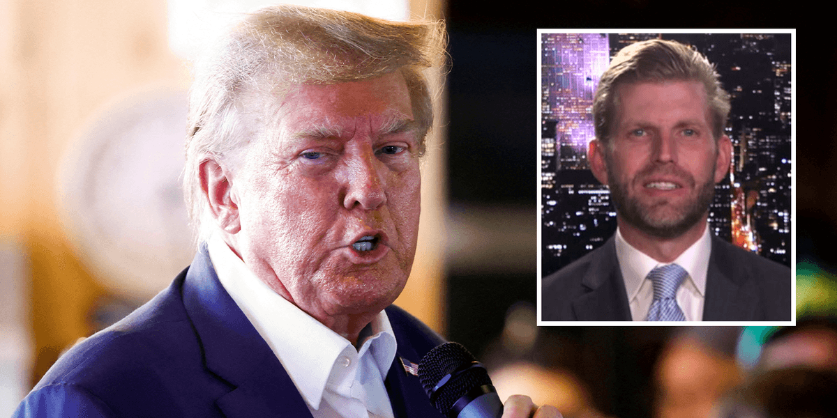 Donald Trump’s son defends ex-president’s decision to skip Republican debate