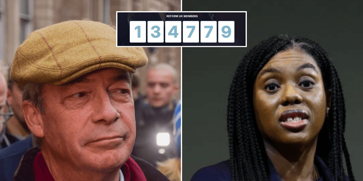 Farage hits out at 'bitter' Badenoch over claims Reform UK 'faked' membership milestone