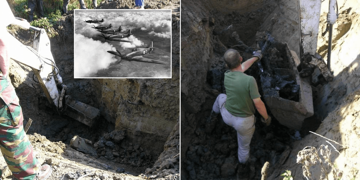 RAF pilot shot down in WWII is found sitting upright in his Hurricane after 86 years