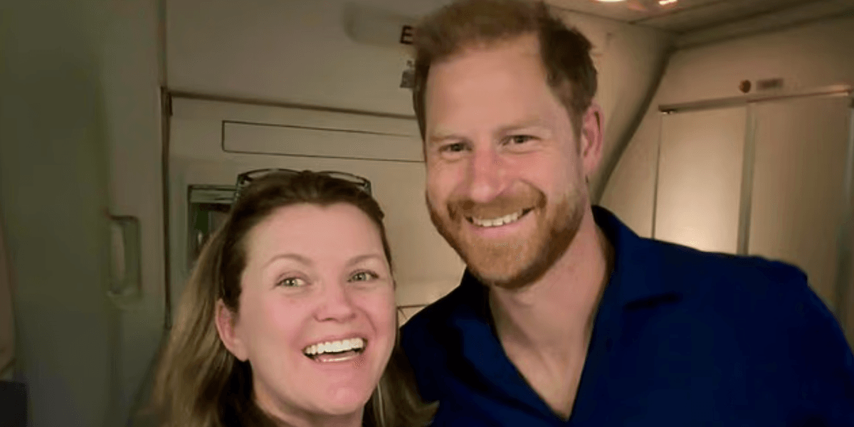 Prince Harry comforted grieving woman during first class flight back to the US