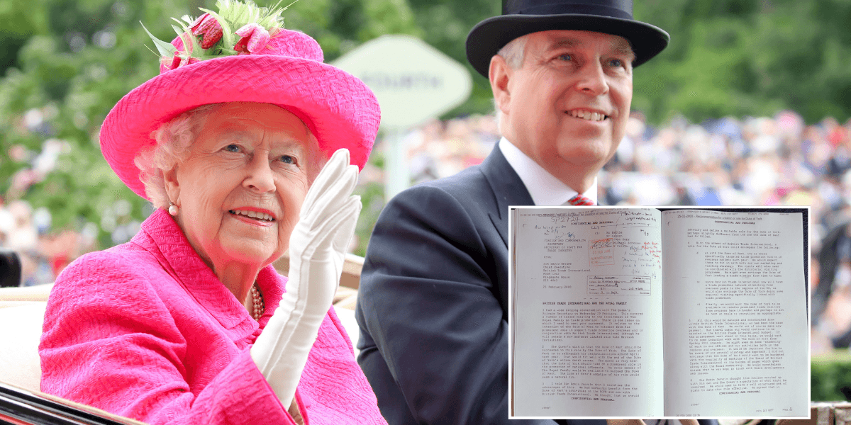 Queen Elizabeth was 'very keen' for Andrew to take on trade envoy role, new documents show