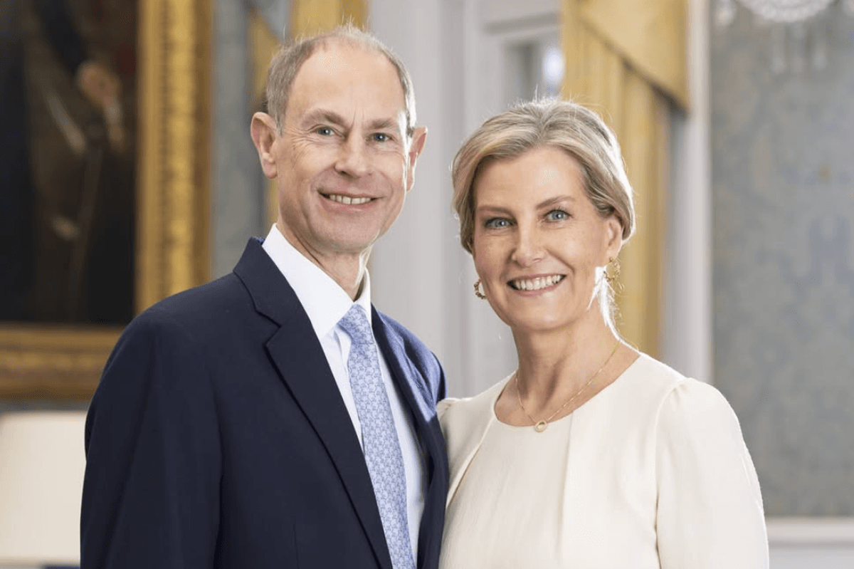 New portrait of Prince Edward and Duchess of Edinburgh revealed ahead of their trip to Portugal