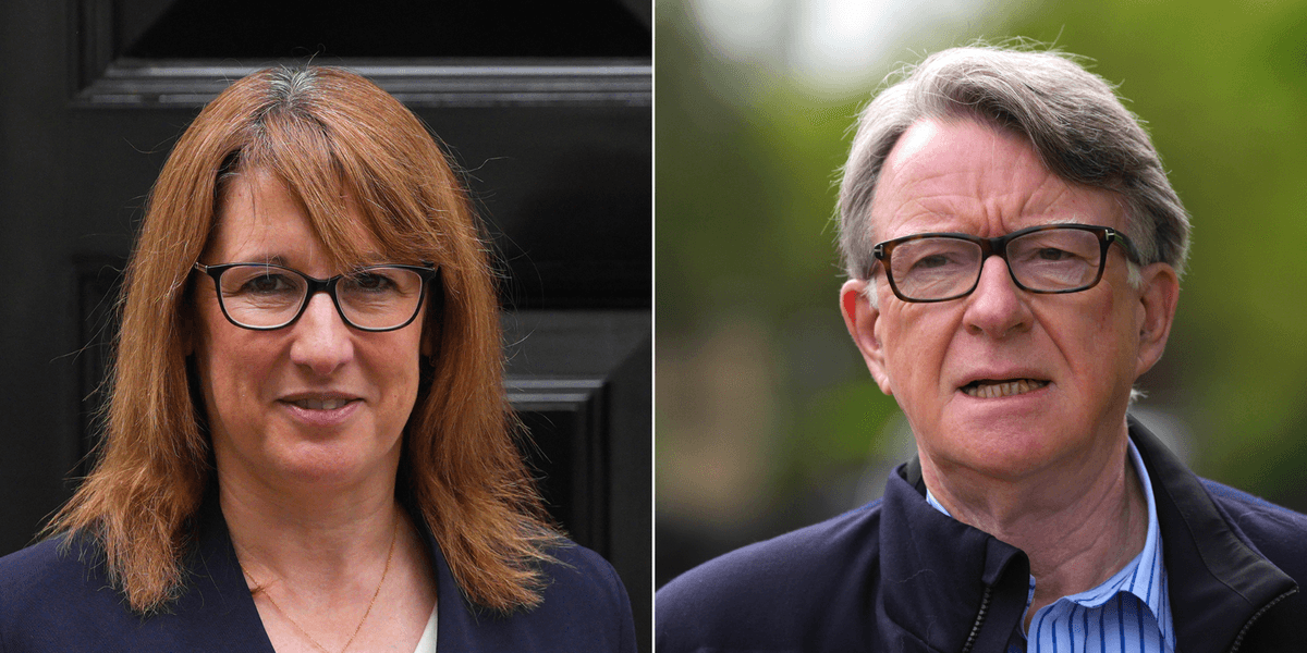 Rachel Reeves in row over undeclared meeting with Peter Mandelson