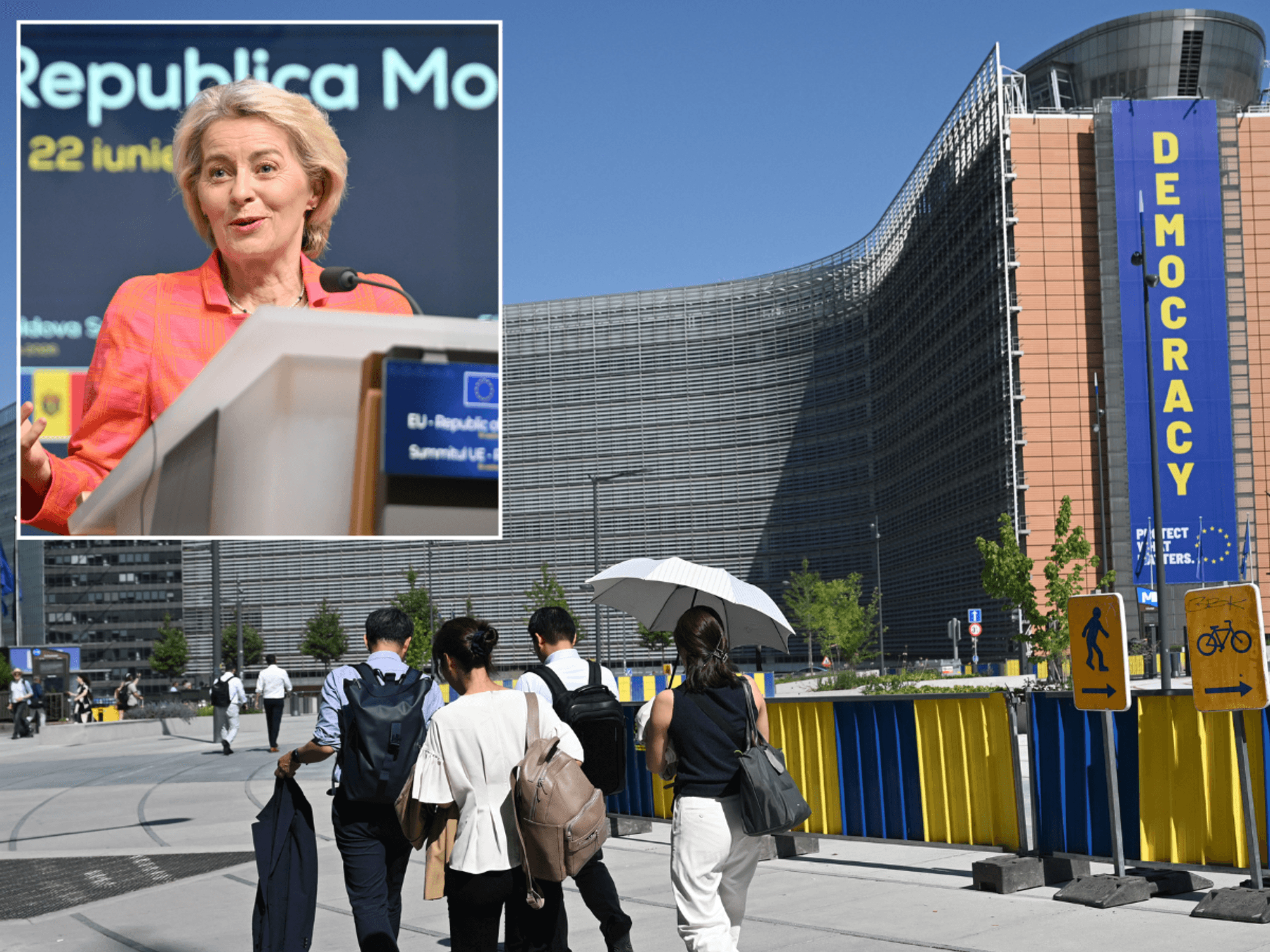 EU Commission HQ shuts off air conditioning but Ursula von der Leyen's office left unaffected in ...
