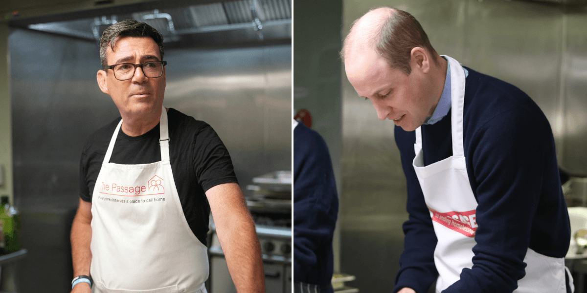 Andy Burnham spotlights Prince William's charity on first day as Prime Minister