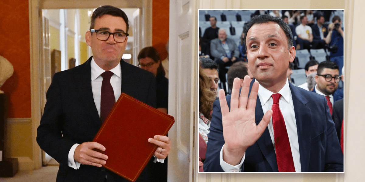 Andy Burnham sparks fury with peerage for Anas Sarwar in appointments blitz before PM heads north