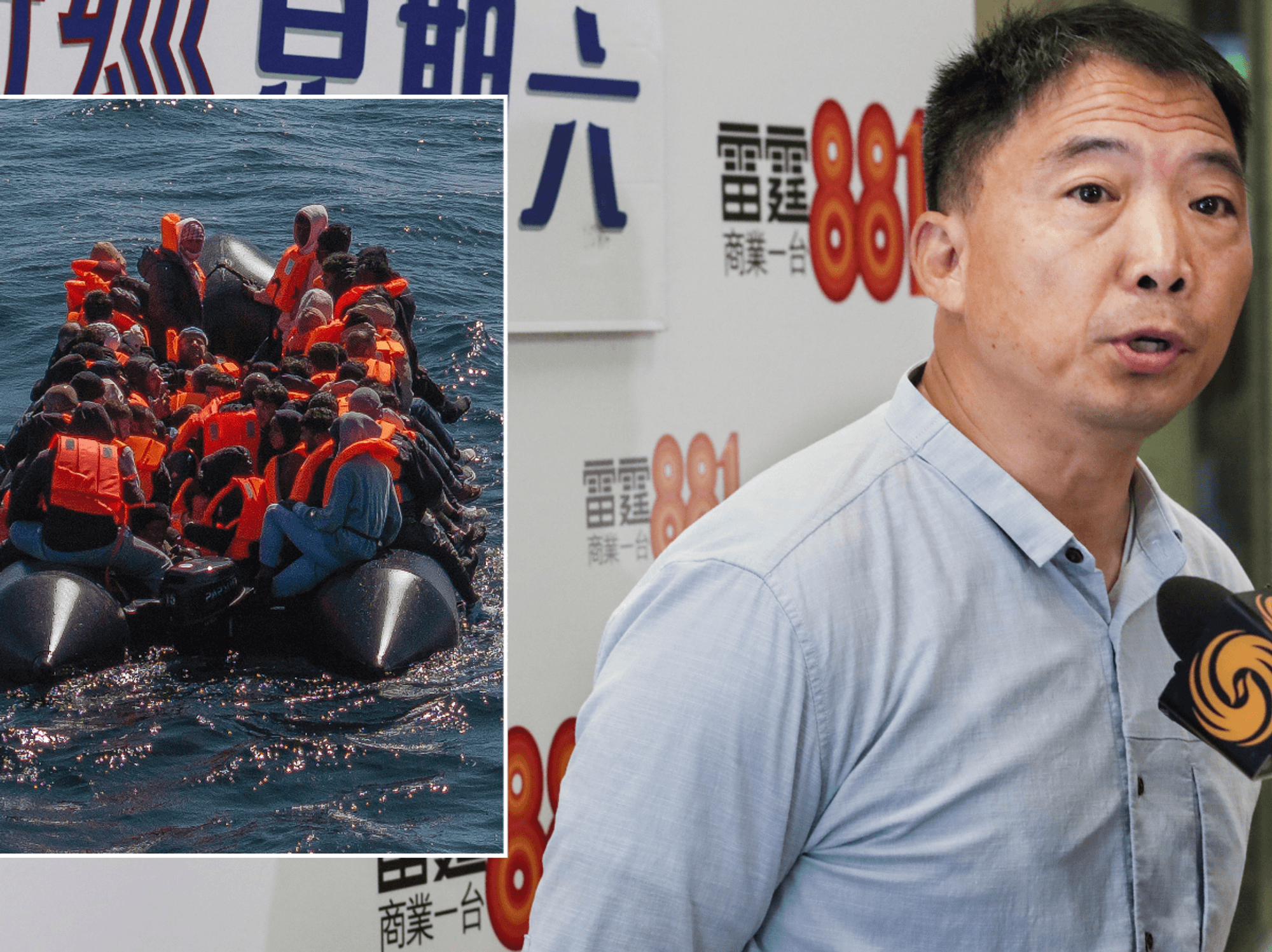 Hong Kong democracy activist faces deportation from Britain while small boat migrants given homes