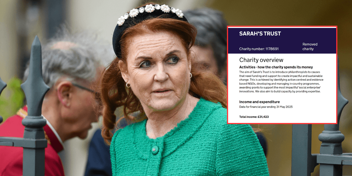 Sarah Ferguson's charity 'removed' from official register as organisation formally axed