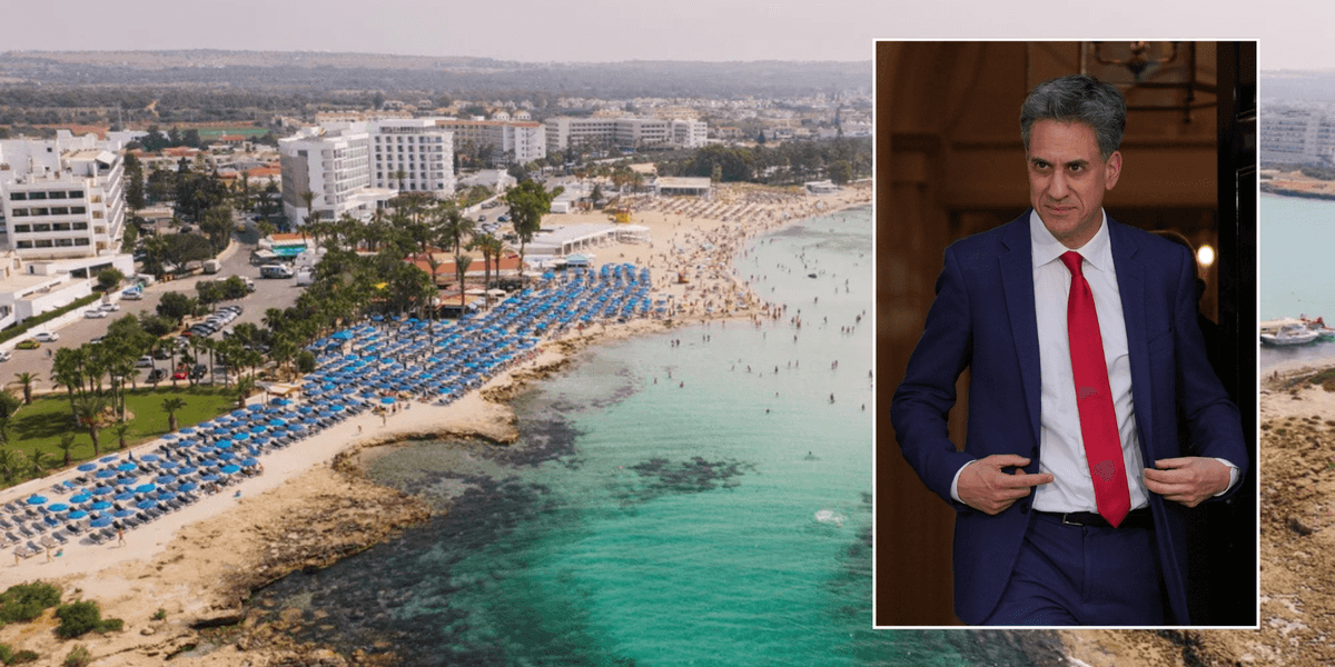 Family of toddler who plunged from Cyprus hotel window urge Ed Miliband to help father charged with son's death