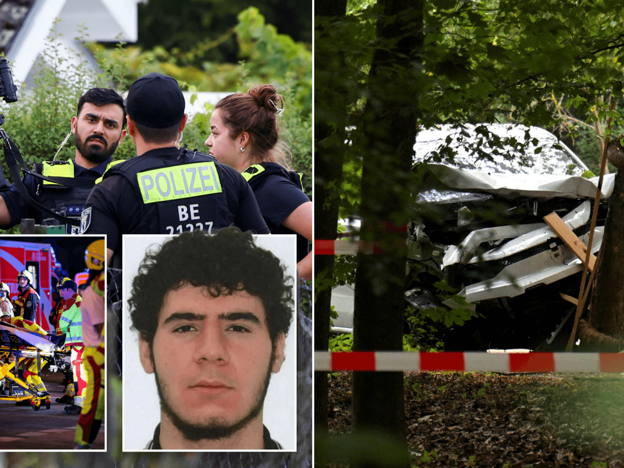 'Dangerous Islamist' Berlin Pride car ramming suspect shot dead by police after armed raid