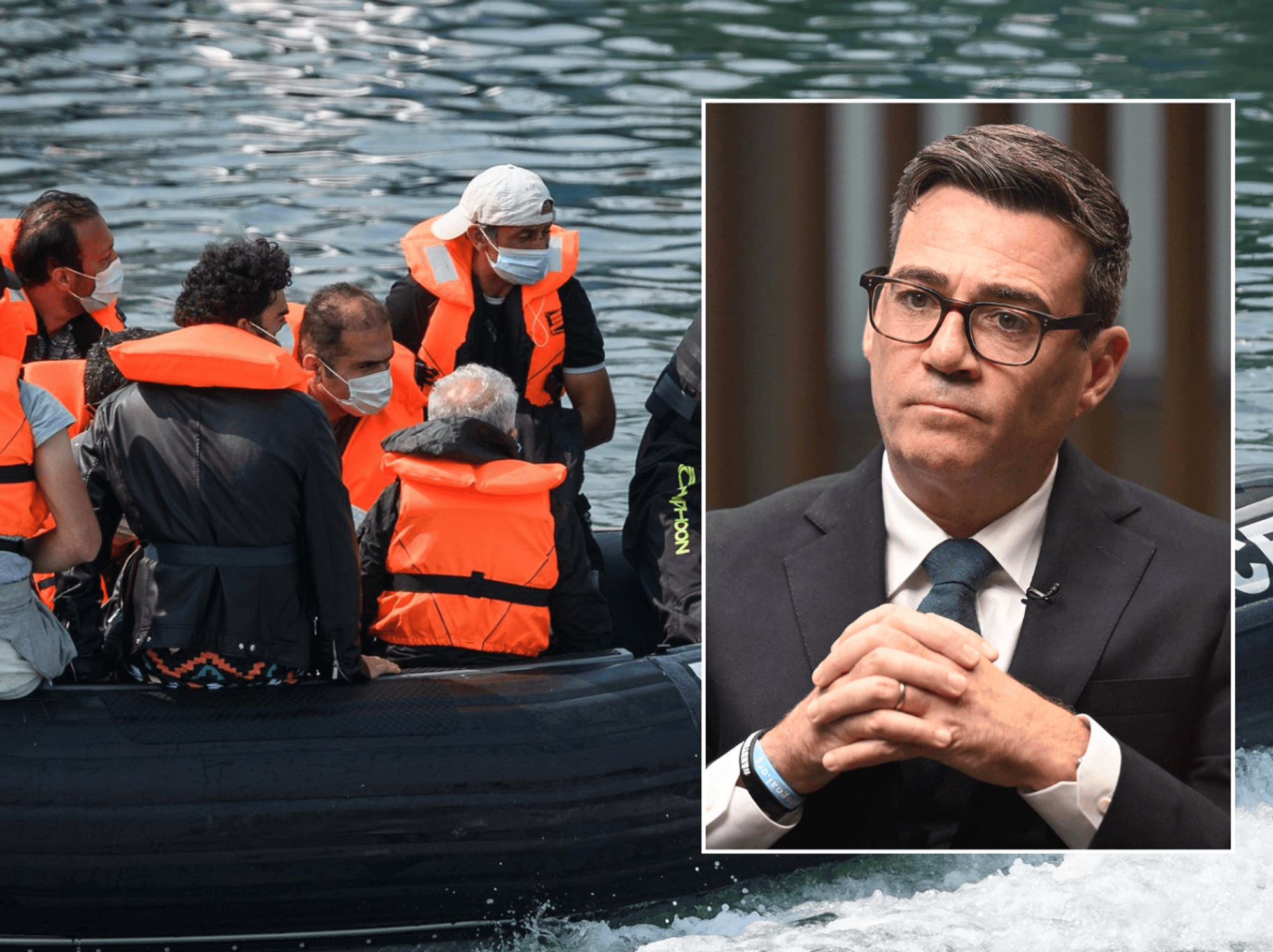 Andy Burnham FINALLY addresses UK migration crisis after nearly 1,000 small boat arrivals in a week
